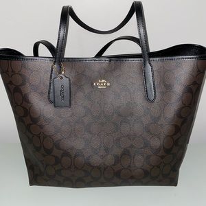 Coach city tote bag
